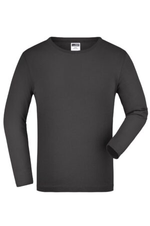 Pullover Kinder Schwarz – Junior Shirt Long-Sleeved Medium