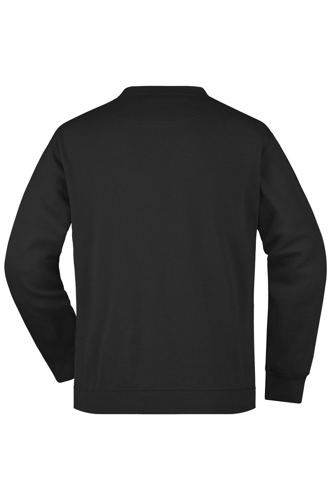 Pullover Herren Schwarz – Men's Round Sweat Pocket, Detailansicht