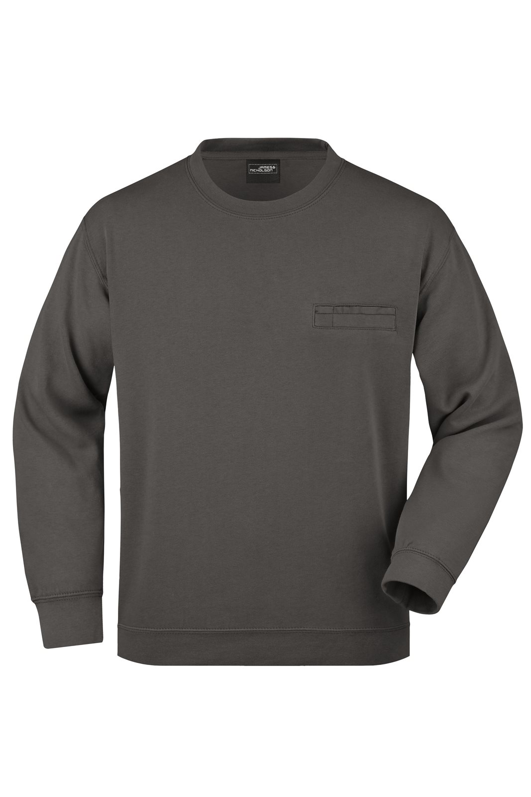 Pullover Herren Grau – Men's Round Sweat Pocket