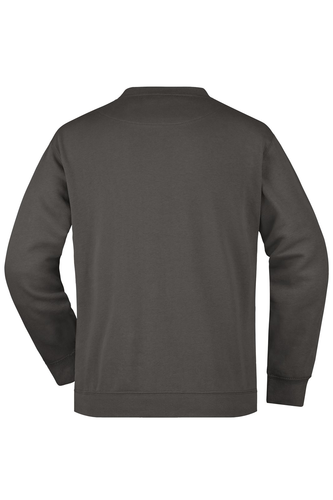 Pullover Herren Grau – Men's Round Sweat Pocket, Detailansicht