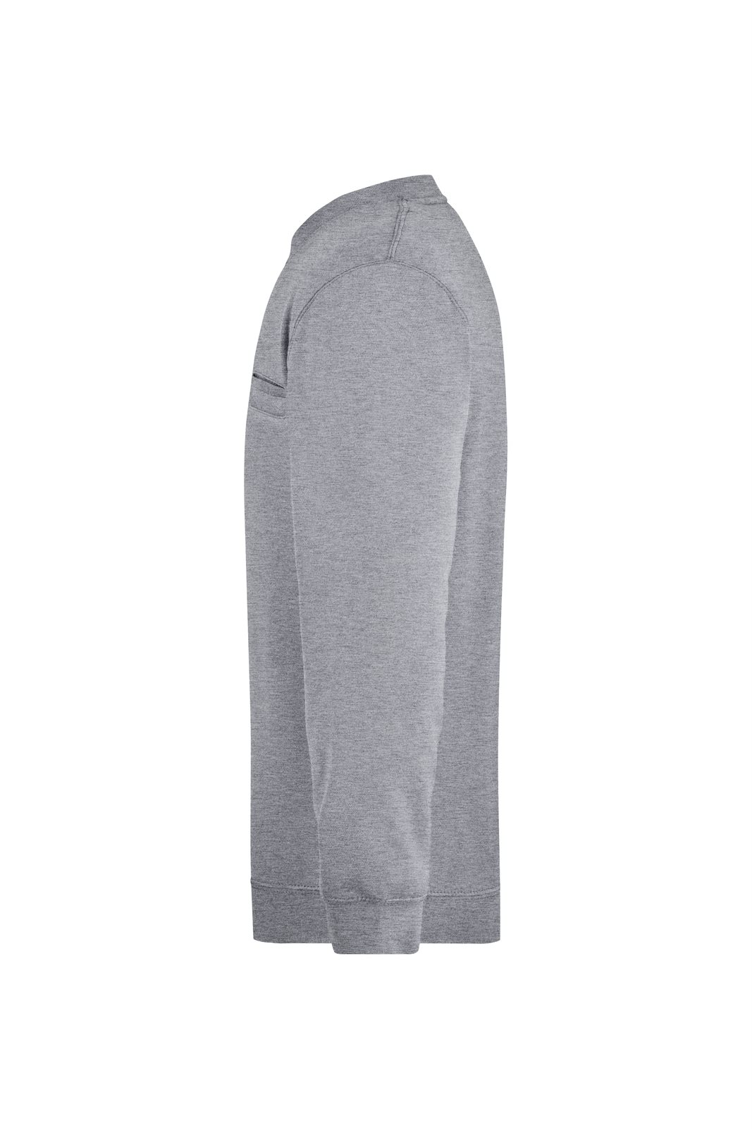Pullover Herren Grau – Men's Round Sweat Pocket, Detailansicht