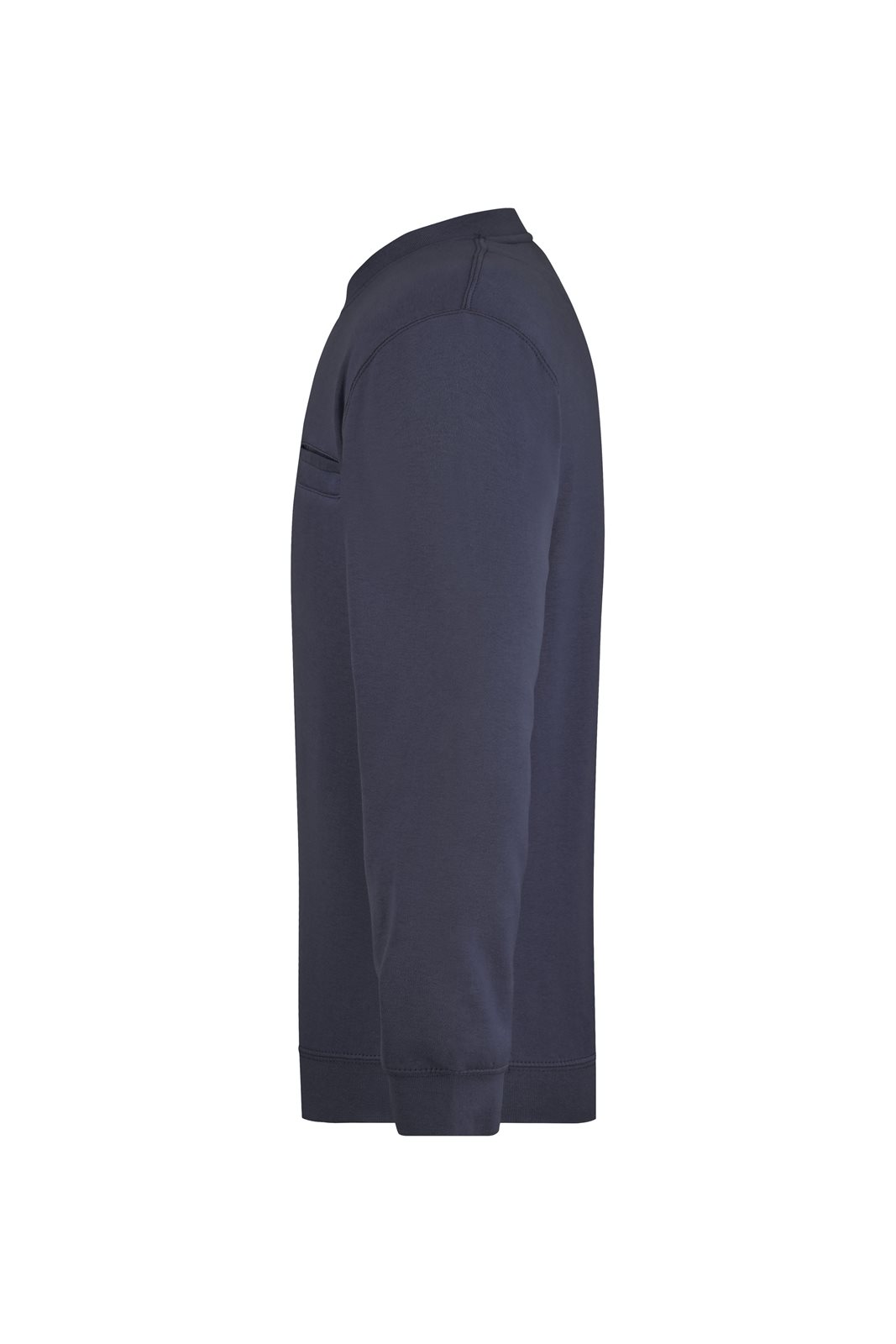 Pullover Herren Blau – Men's Round Sweat Pocket, Detailansicht