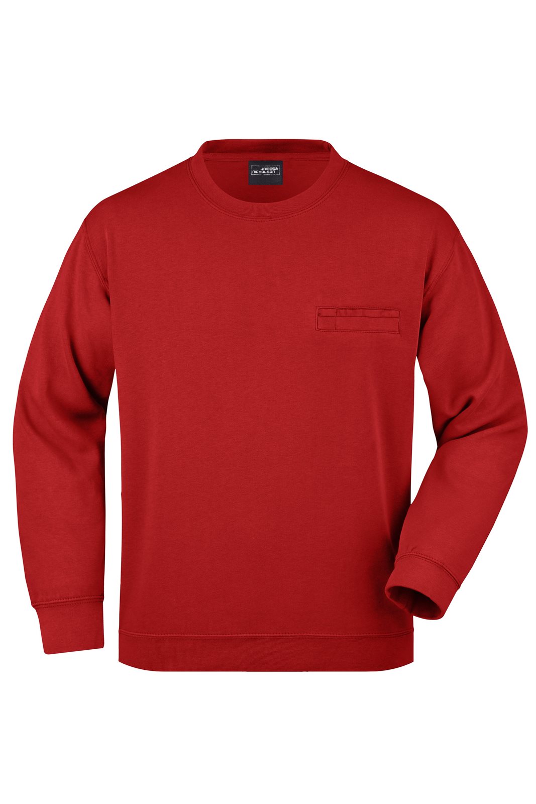 Pullover Herren Rot – Men's Round Sweat Pocket