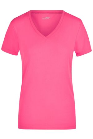 T-Shirt Damen Schwarz – Ladies' Stretch V-T