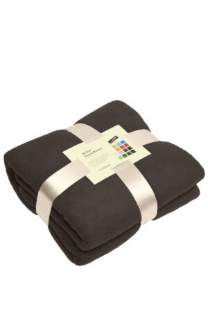 Decke Unisex Schwarz – Fleece Blanket