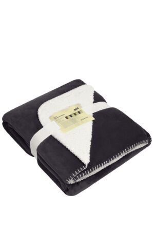 Decke Unisex Grau/Braun/Schwarz – Cosy Hearth Blanket