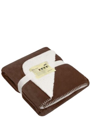 Decke Unisex Grau/Braun/Schwarz – Cosy Hearth Blanket