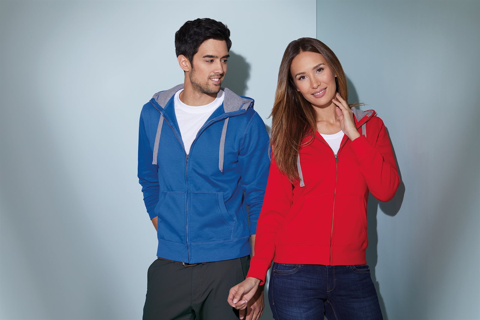 Jacke Damen – Ladies' Lifestyle Zip-Hoody, Detailansicht