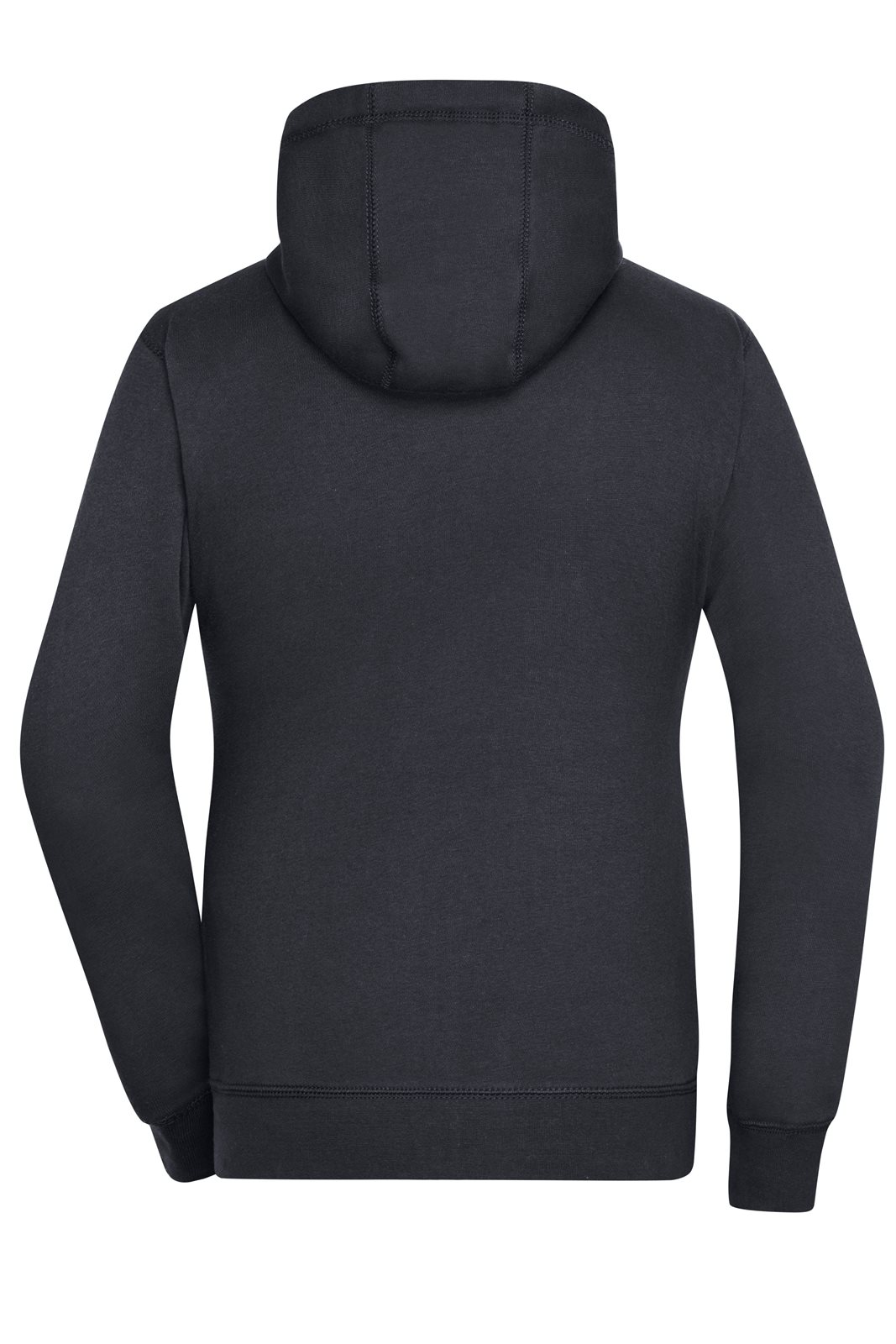 Jacke Damen Schwarz/Grau – Ladies' Lifestyle Zip-Hoody, Detailansicht