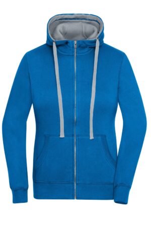 Jacke Damen Schwarz/Grau – Ladies' Lifestyle Zip-Hoody