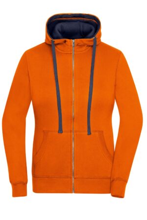 Jacke Damen Schwarz/Grau – Ladies' Lifestyle Zip-Hoody
