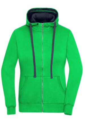 Jacke Damen Schwarz/Grau – Ladies' Lifestyle Zip-Hoody