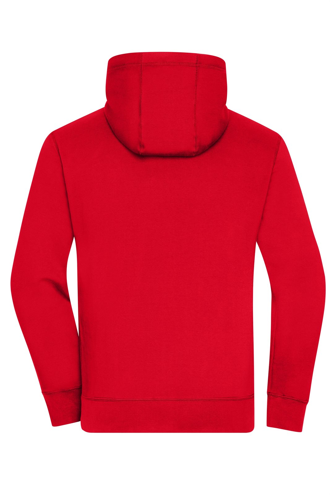 Jacke Herren Rot/Grau – Men's Lifestyle Zip-Hoody, Detailansicht