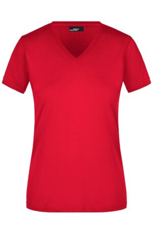 T-Shirt Damen Schwarz – Ladies' Slim Fit V-T