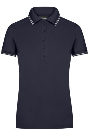 Poloshirt Damen Weiß/Schwarz – Ladies' Polo