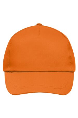 Cap Unisex Schwarz – 5 Panel Promo Cap Lightly Laminated
