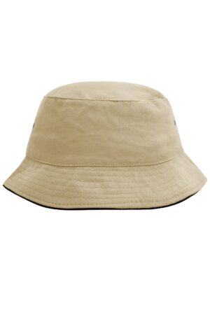 Hut Unisex Schwarz – Fisherman Piping Hat