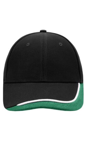 Cap Unisex Weiß/Schwarz/Grün – Half-Pipe Sandwich Cap