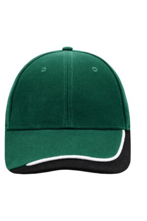Cap Unisex Weiß/Schwarz/Grün – Half-Pipe Sandwich Cap