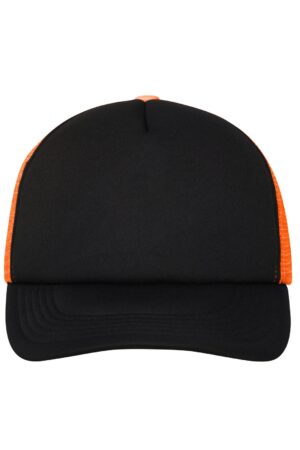 Cap Unisex Schwarz – 5 Panel Polyester Mesh Cap