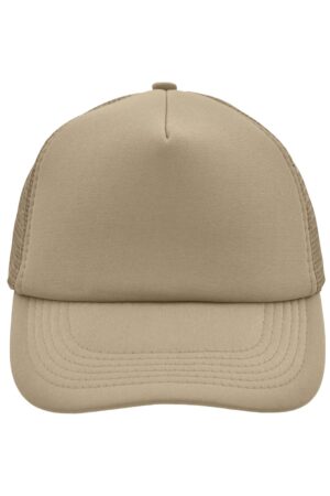 Cap Unisex Schwarz – 5 Panel Polyester Mesh Cap