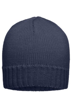 Mütze Unisex Schwarz – Rib-Beanie