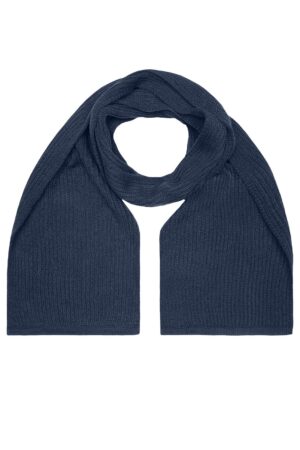 Schal Unisex Schwarz – Knitted Scarf