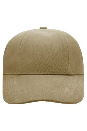 Cap Unisex Schwarz – Turned 6 Panel Cap Laminated
