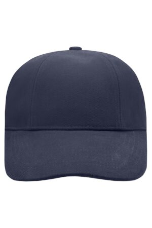 Cap Unisex Schwarz – Turned 6 Panel Cap Laminated