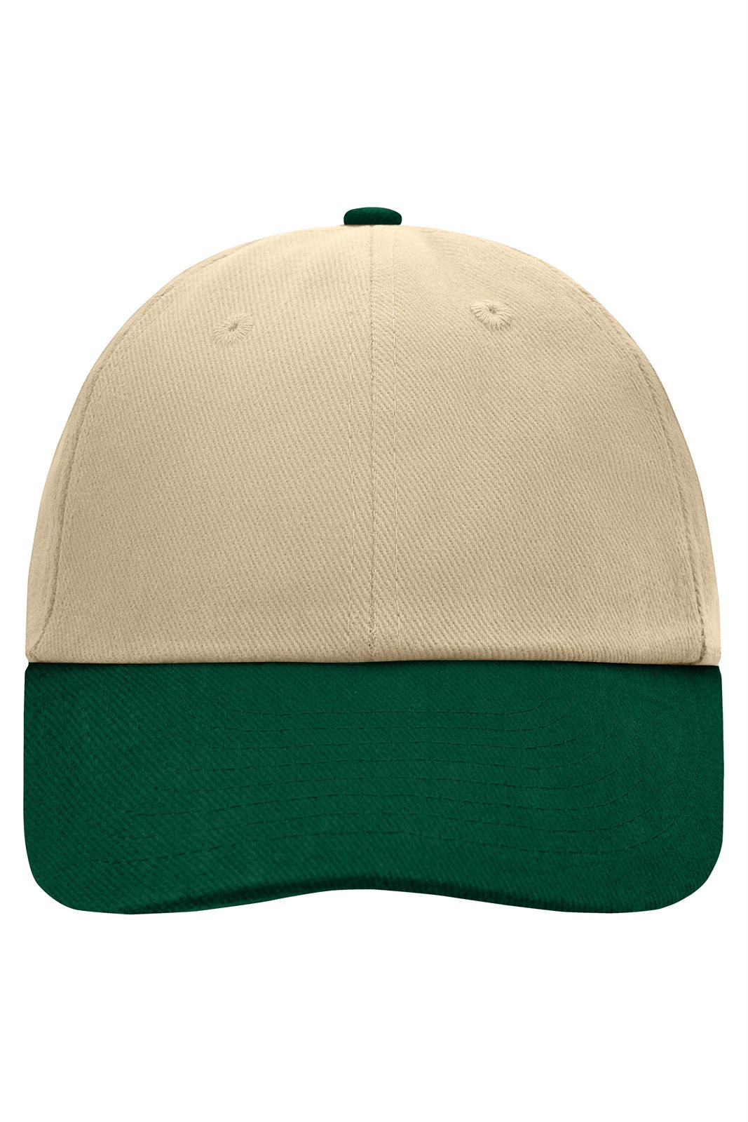 Cap Unisex Grün/Braun – 6 Panel Raver Cap