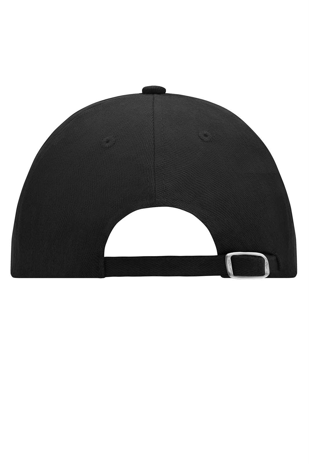 Cap Unisex Schwarz – 6 Panel Raver Cap, Detailansicht