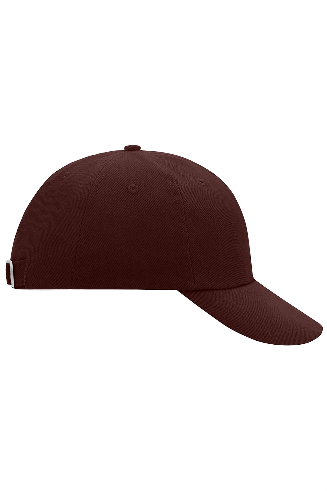 Cap Unisex Braun – 6 Panel Raver Cap, Detailansicht