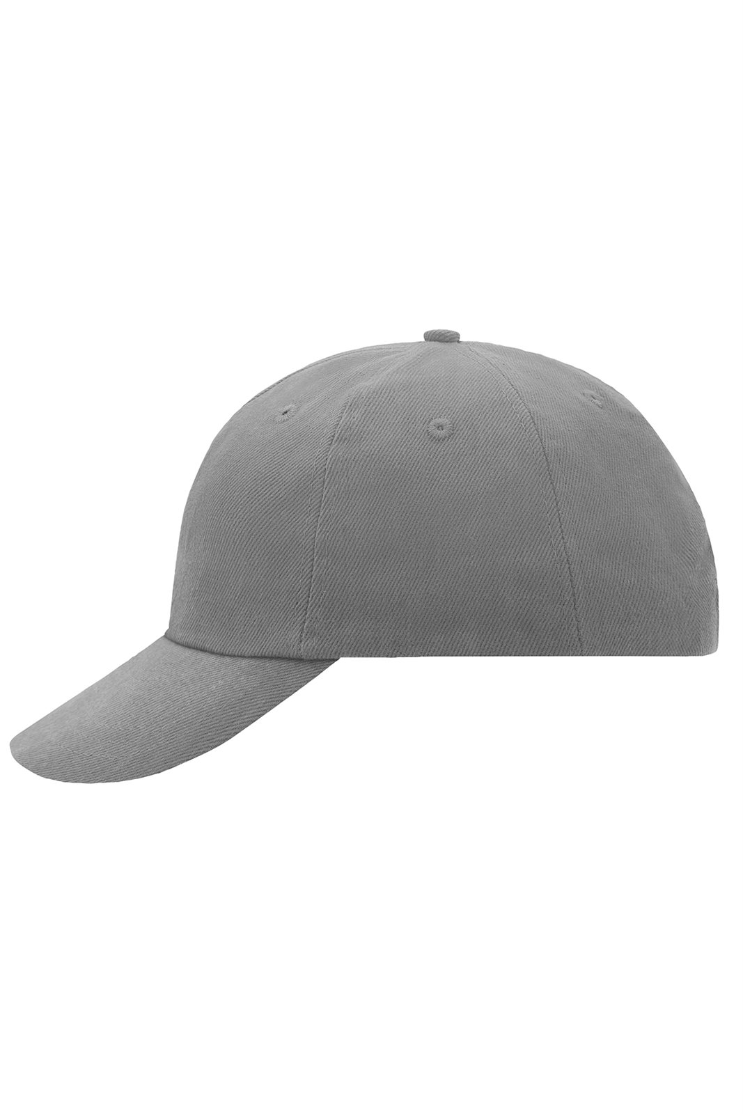 Cap Unisex Grau – 6 Panel Raver Cap, Detailansicht
