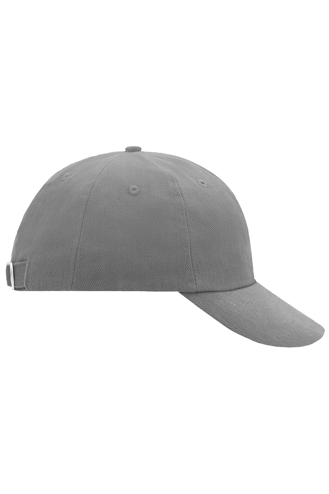Cap Unisex Grau – 6 Panel Raver Cap, Detailansicht