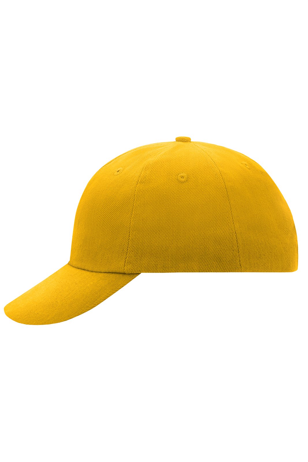 Cap Unisex Gelb – 6 Panel Raver Cap, Detailansicht