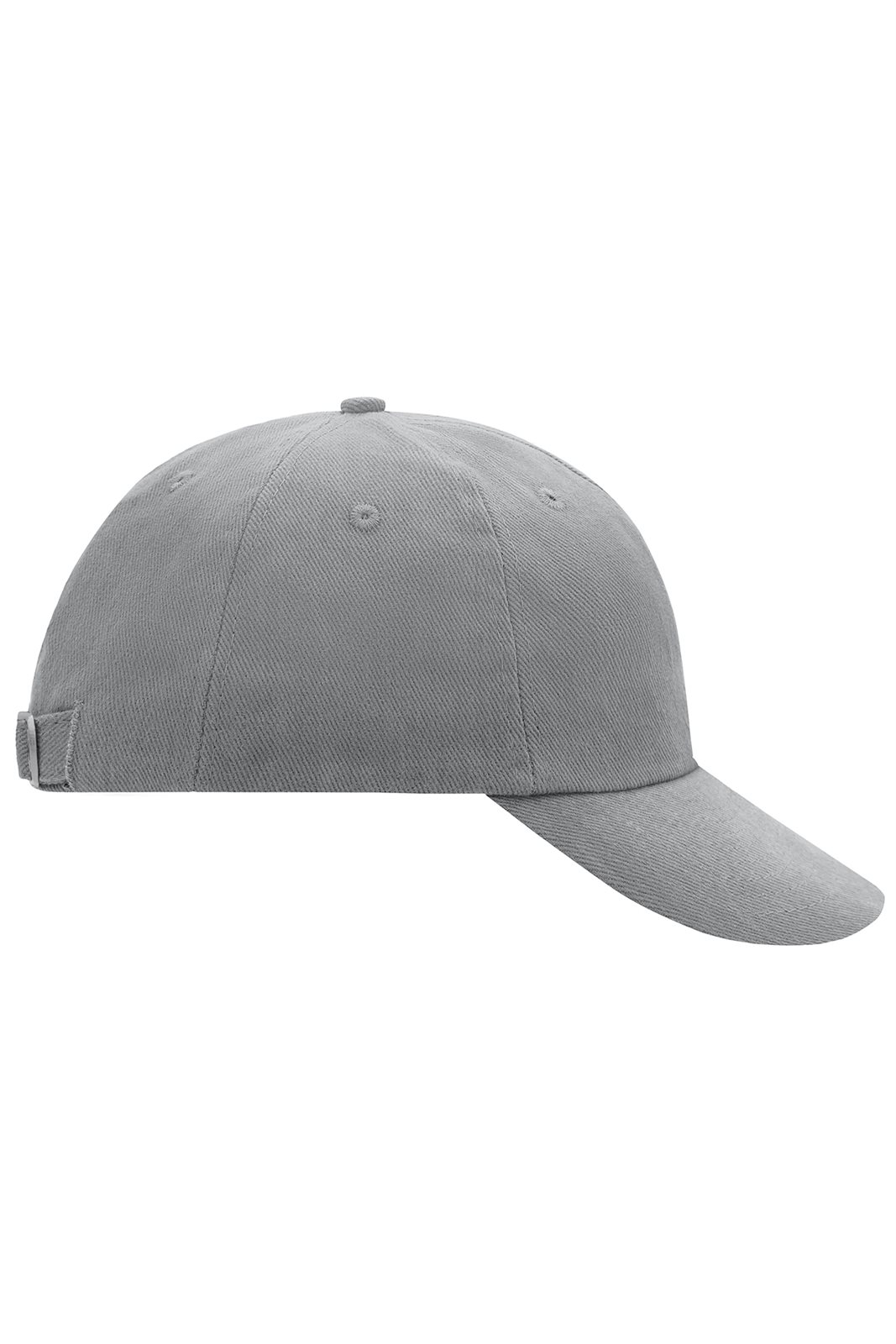 Cap Unisex Grau – 6 Panel Raver Cap, Detailansicht