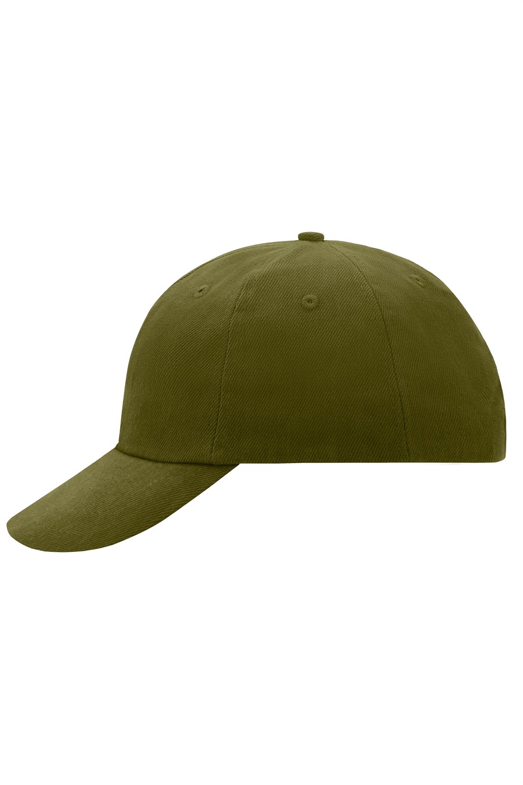 Cap Unisex Braun/Grün/Oliv – 6 Panel Raver Cap, Detailansicht