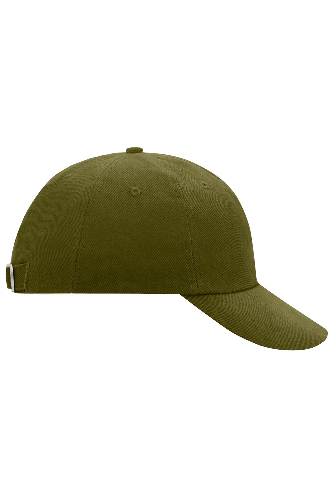Cap Unisex Braun/Grün/Oliv – 6 Panel Raver Cap, Detailansicht