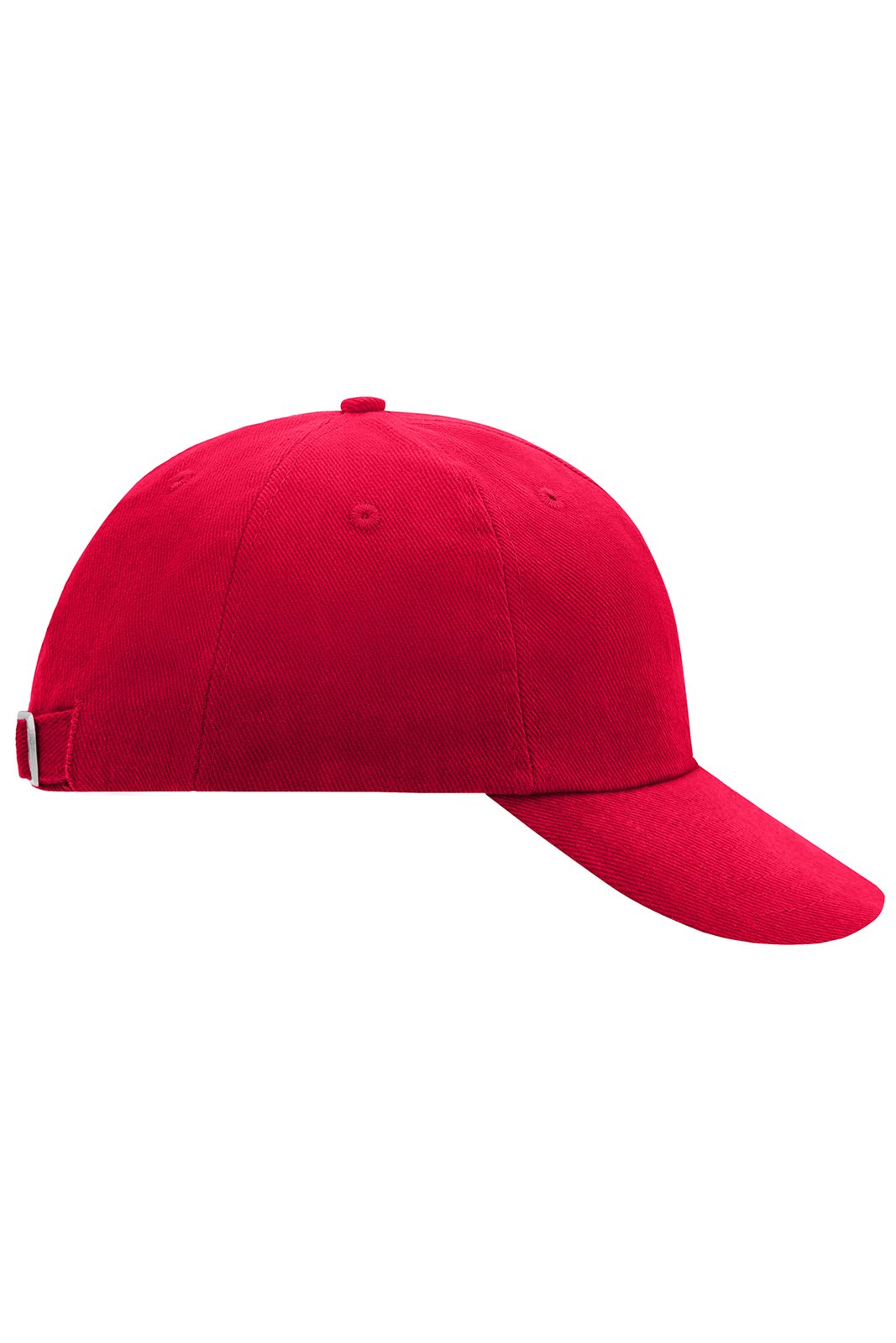 Cap Unisex Rot – 6 Panel Raver Cap, Detailansicht
