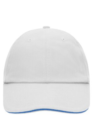 Cap Unisex Schwarz/Braun – 6 Panel Raver Sandwich Cap