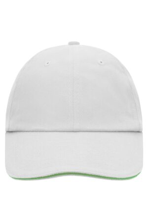 Cap Unisex Schwarz/Braun – 6 Panel Raver Sandwich Cap