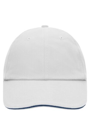 Cap Unisex Schwarz/Braun – 6 Panel Raver Sandwich Cap