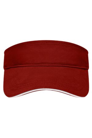 Sunvisor Unisex Weiß/Schwarz – Sandwich Sunvisor