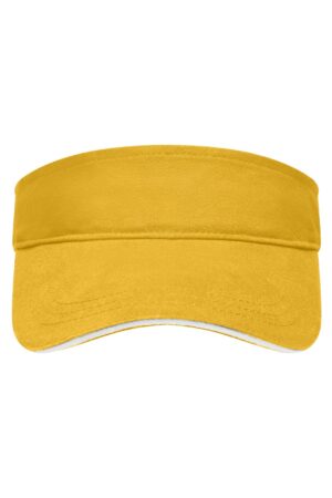 Sunvisor Unisex Weiß/Schwarz – Sandwich Sunvisor