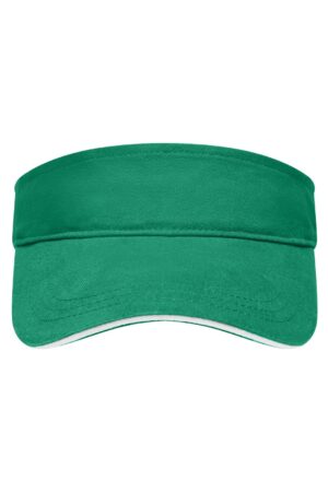 Sunvisor Unisex Weiß/Schwarz – Sandwich Sunvisor