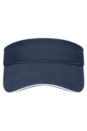 Sunvisor Unisex Weiß/Schwarz – Sandwich Sunvisor