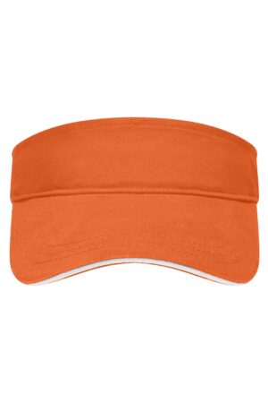 Sunvisor Unisex Weiß/Schwarz – Sandwich Sunvisor