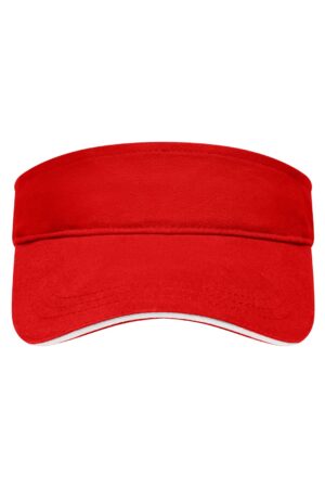 Sunvisor Unisex Weiß/Schwarz – Sandwich Sunvisor