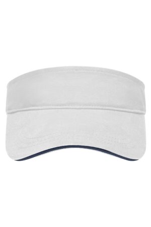 Sunvisor Unisex Weiß/Schwarz – Sandwich Sunvisor
