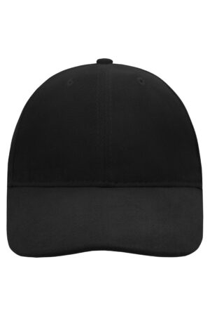 Cap Unisex Schwarz – 6 Panel Softlining Raver Cap